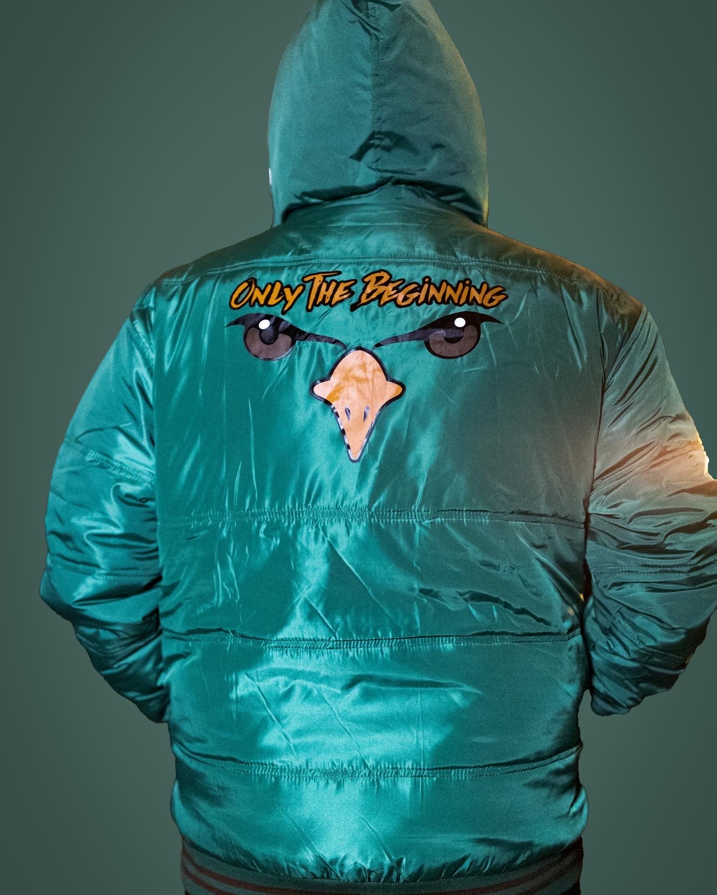 Ivory Lee's Forest Green winter jacket