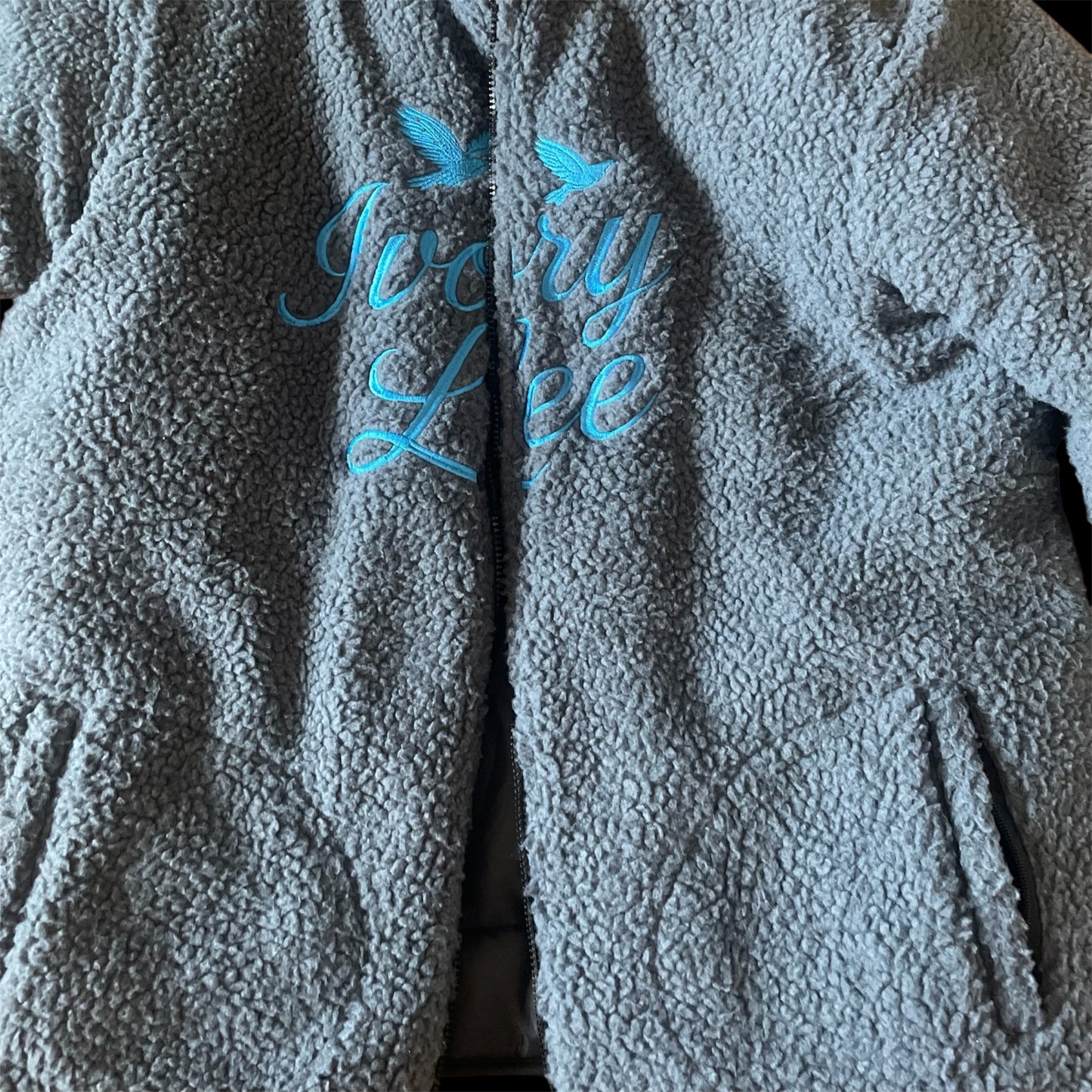 Ivory Lee’s reversible coat