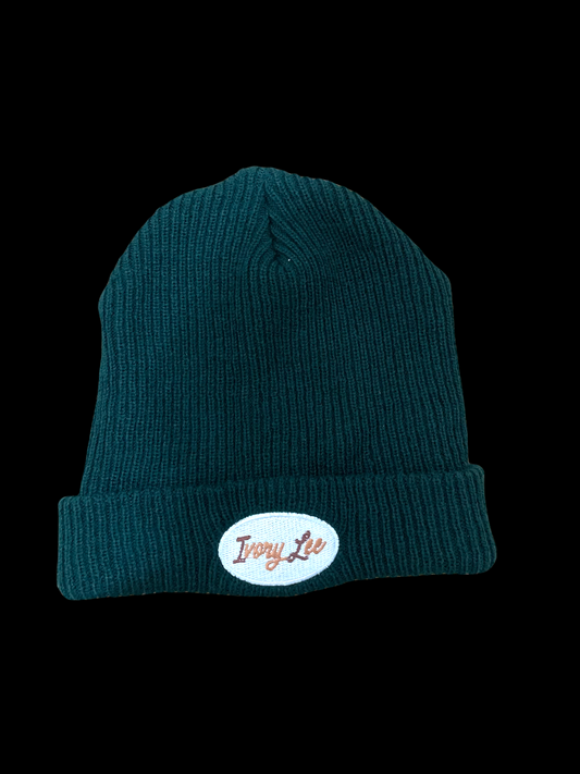 Ivory Lee's Forest Green Beanie hat